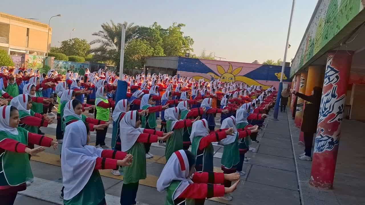 ورزش همگانی دبستان زکیه